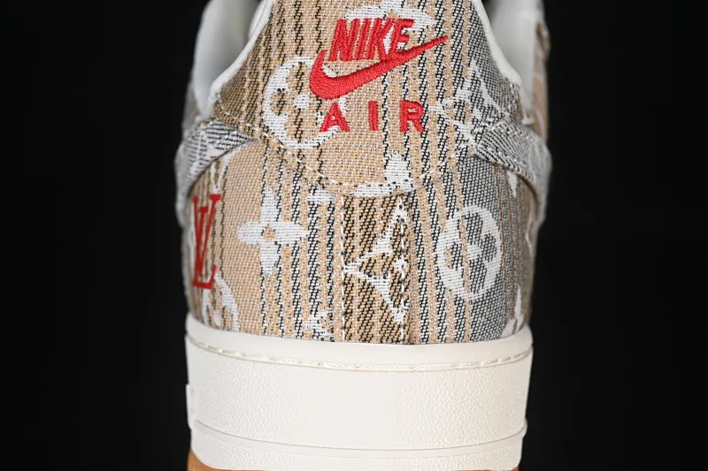 All categories Nk Air Force 1 Air Force series Nk Air Force 1 Low Air Force low-top Nike Air Force 1'07 Low LV joint gray brown floral cloth Air Force 1 low-top casual sneakers DF0188-076